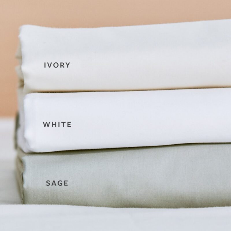 Percale Organic Cotton Pillowcases 270TC - Image 2