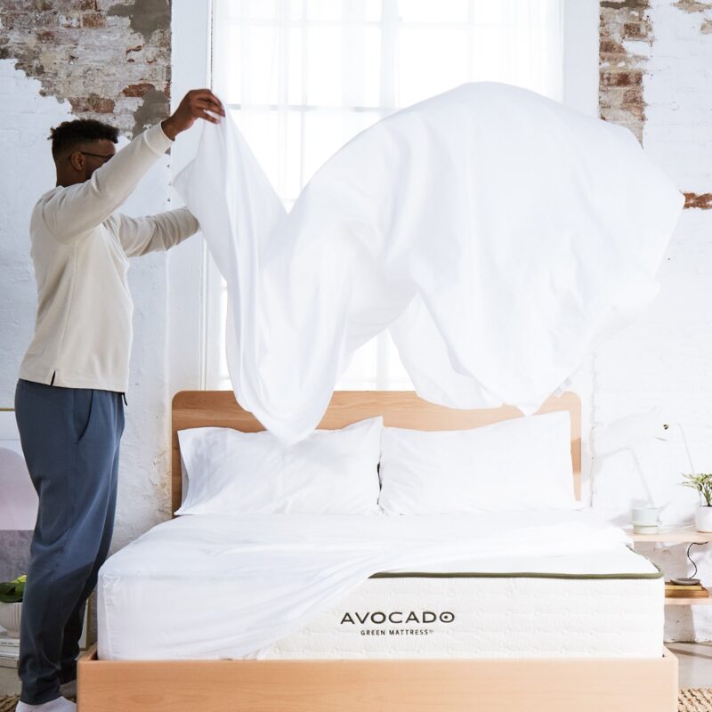 Percale Organic Cotton Sheets 270TC - Image 3