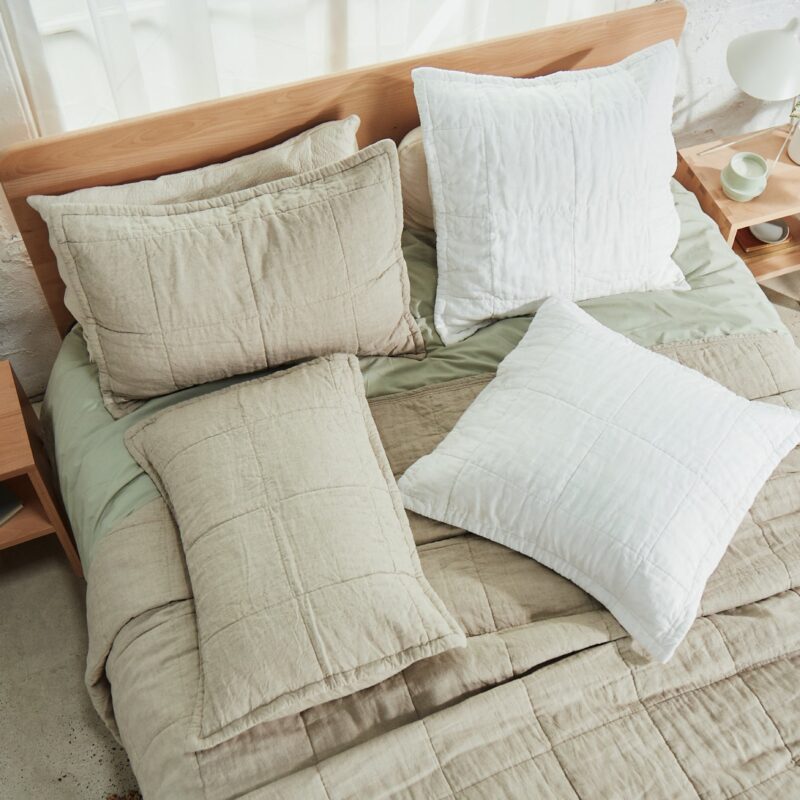 Natural Linen Shams - Image 2