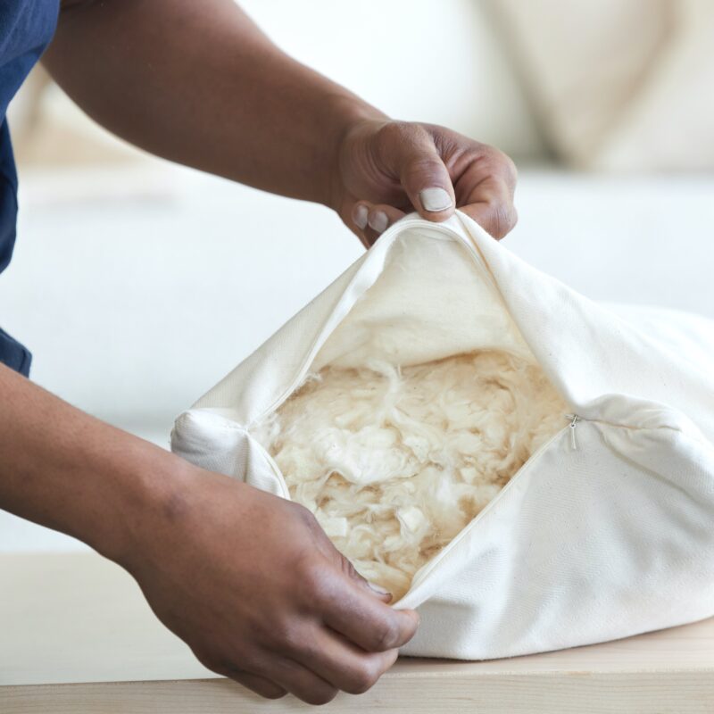 Organic Throw Pillow Insert - Image 3