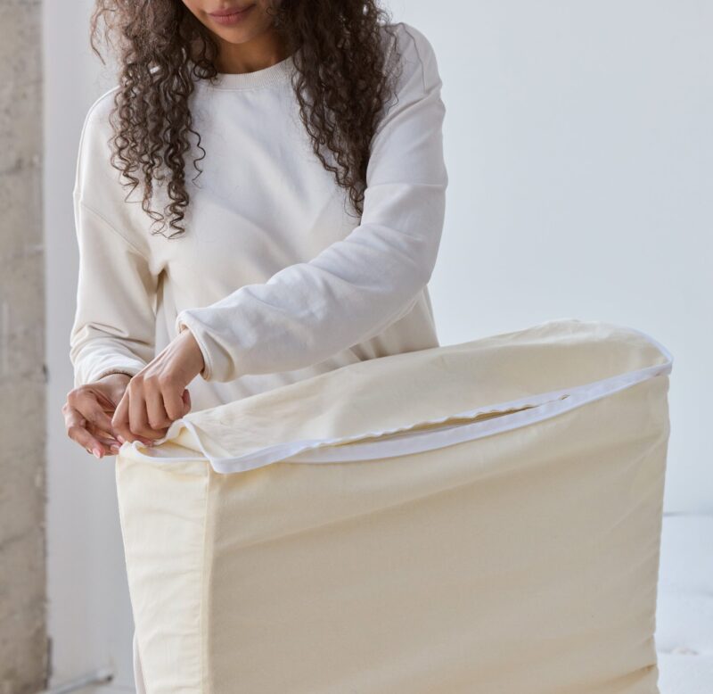 Organic Latex Wedge Pillow Set - Image 7
